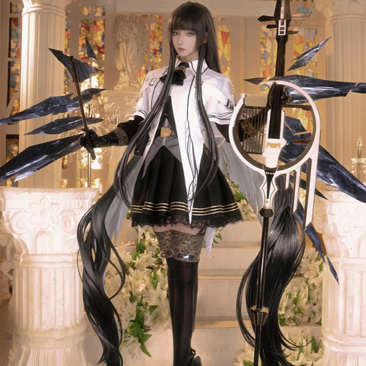 アークナイツ イースチナ コスプレ衣装➕ウィッグ➕メガネセット アークナイツ イースチナ コスプレ衣装➕ウィッグ➕メガネセット